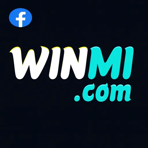 Imagem promovendo a página oficial da winmi no Facebook